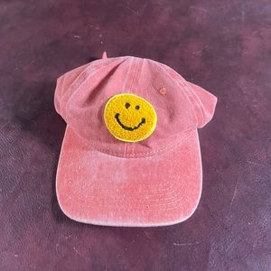Smiley face baseball cap